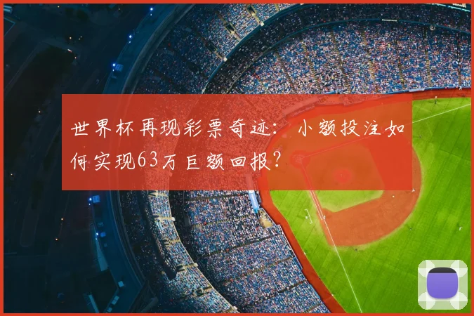 世界杯再现彩票奇迹：小额投注如何实现63万巨额回报？